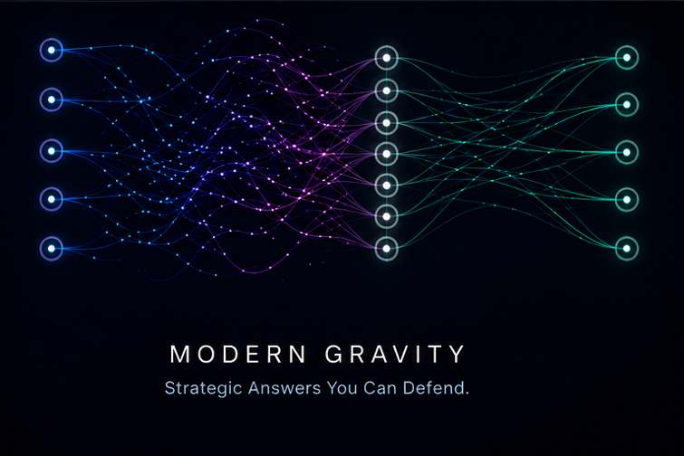 Modern Gravity product mark